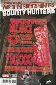 Star Wars Bounty Hunters # 15 Wanted Poster Variant Cover NM Marvel [E2]