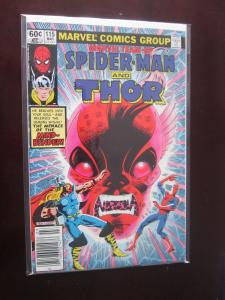 Marvel Team Up #115 & #148 - SpiderMan Thor - VF - 1982 1984