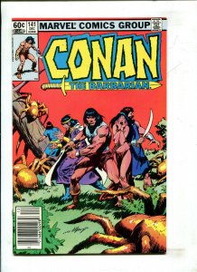 CONAN #141 (NEWSSTAND) - THE WEB TIGHTENS! (9.2) 1982 71486024989