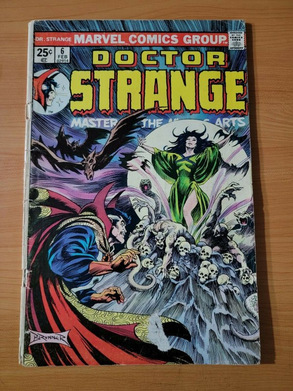 Doctor Strange #6 Mark Jewelers Variant ~ GOOD - VERY GOOD VG ~ 1975 Marvel 