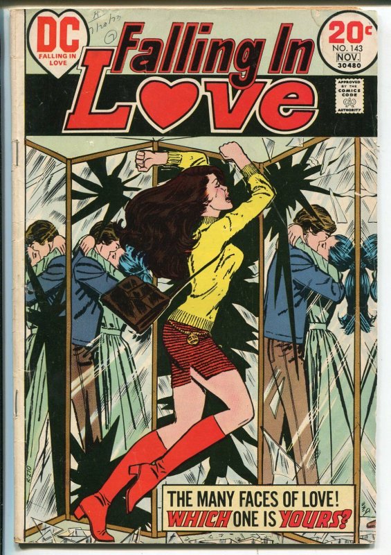 Falling In Love #143 1973-DC Romance comic-final issue-rare-G/VG