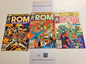 3 Marvel Comic Books ROM Spaceknight #2 22 24 38 SM3