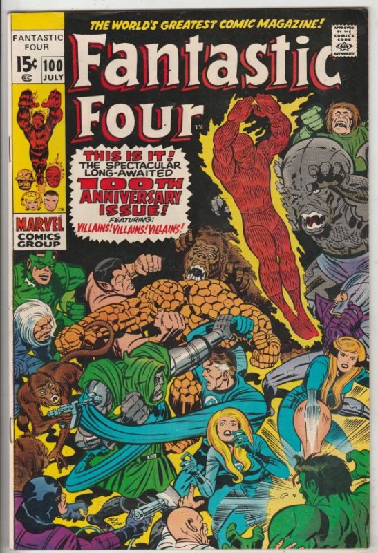 Fantastic Four #100 (Jul-70) VF/NM High-Grade Fantastic Four, Mr. Fantastic (...