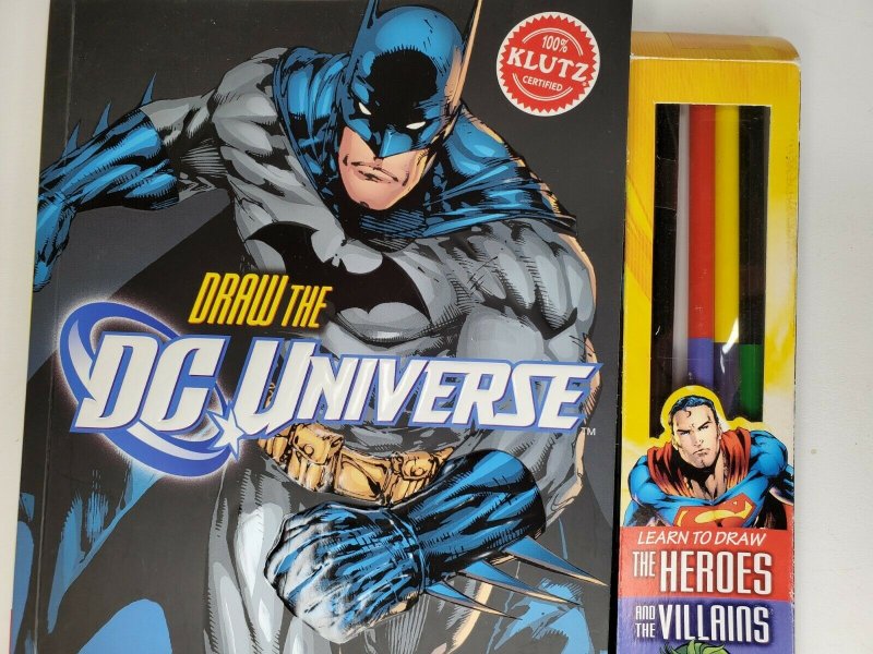 Batman Draw the DC Universe NEW Draw Inside the Book- KLUTZ Includes Tools