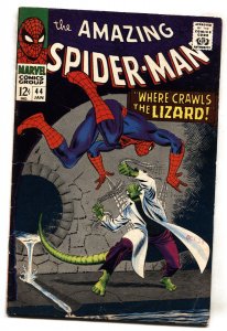 AMAZING SPIDER-MAN #44 --1967--2nd APPEARANCE LIZARD-- MARVEL--comic book--VG+