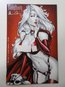 Lady Death: Pin Ups Scarlet Edition (2014) NM Condition! Signed W/ COA!