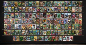 Huge Lot 140+ Comics with Aquaman, Witchblade, Iron Man, Silver Surfer & More!