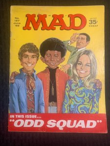 1969 MAD MAGAZINE #127 GD 2.0 Alfred E Neuman / Mod Squad Parody