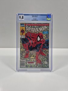 Spider-Man #1 CGC 9.8 Newsstand McFarlane  Marvel Comics White Pages