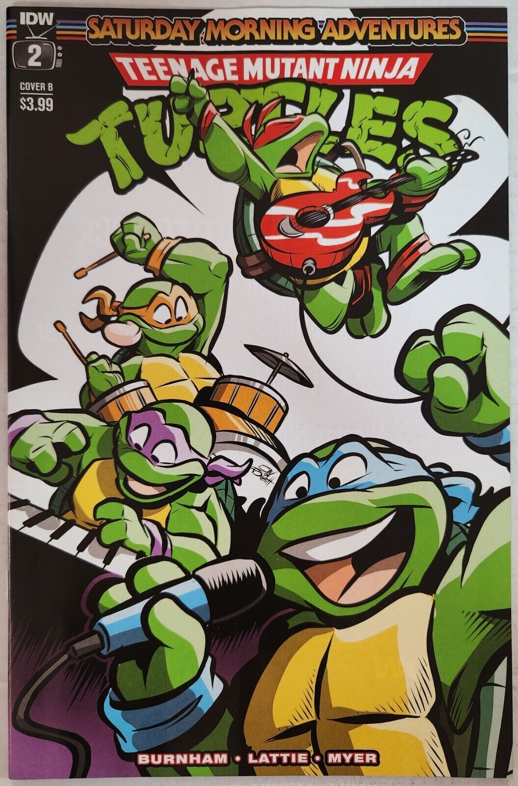 Teenage Mutant Ninja Turtles Saturday Morning Adventures #2 Cover