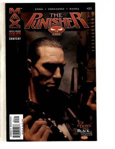 Lot Of 10 Punisher Marvel Comic Books # 15 16 17 18 19 20 21 22 23 24 CR35