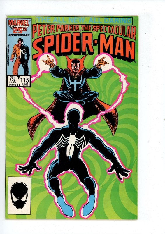 The Spectacular Spider-Man #115 Direct Edition (1986) Spider-Man Marvel Comics