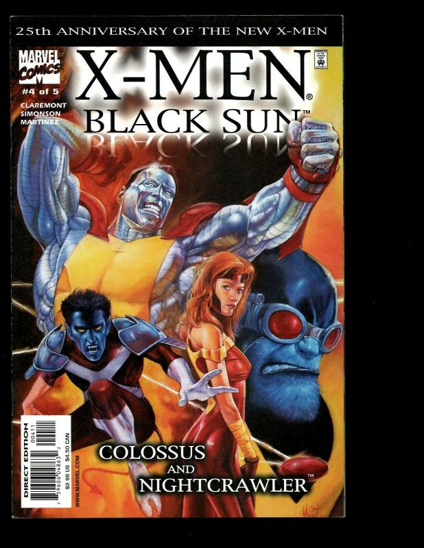 Lot Of 7 X-Men Marvel Comics Black Sun # 1 2 3 4 5 Divided We Stand # 1 2 EK6