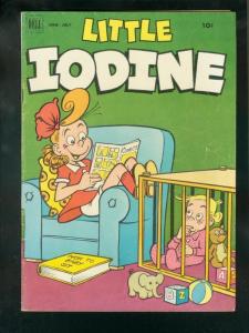 LITTLE IODINE #12 1952-DELL COMICS-BABYSITTING VG