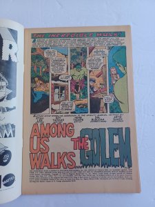 Incredible Hulk #134 - 1st cameo Golem - 1970 - VF