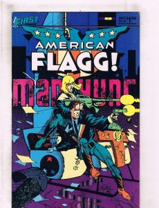 Lot of 10 American Flagg First Comic Books #11 12 13 14 15 16 17 18 19 20 WT5