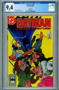 BATMAN #409 Third Print CGC 9.4-comic book 1987-DC 4343005012