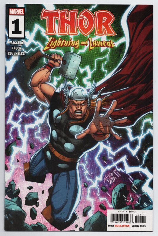 Thor Lightning and Lament #1 Lim Variant (Marvel, 2022) NM 