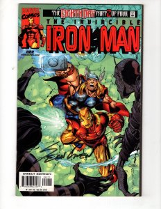 Iron Man #22 (1999) Signed By Artist on Cover / ID#950