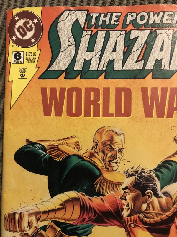 The Power of SHAZAM! #6 : DC 8/95 FN; Captain Nazi, WW2, World War