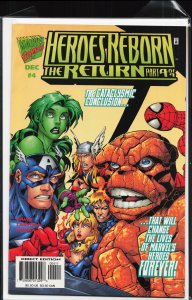 Heroes Reborn: The Return #4 (1997) Human Torch