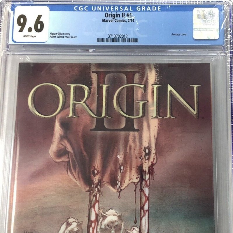 Origin II #1 CGC 9.6 2014 Acetate Cover