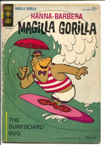 Magilla Gorilla #2 1964-Gold Key-Hanna-Barbera TV Cartoon Series-surfboard-G/VG