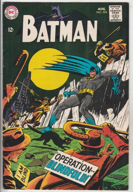 Batman #204 (Aug-68) VF/NM High-Grade Batman