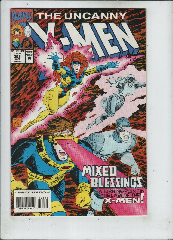Uncanny X-men #305-310 Set vf/nm 