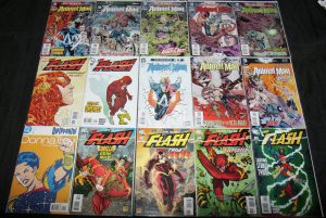 DC MODERN AGE MIXED COMIC LOT W/ RUNS 46PC (VF-NM)