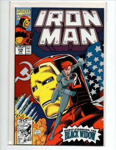 Iron Man 2PC #276-277 - Black Widow Appearance (VF/NM) 1991-92