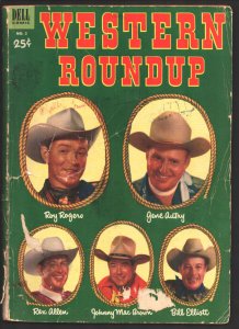 Western Roundup #2  1953 - Dell  -G/VG - Comic Book