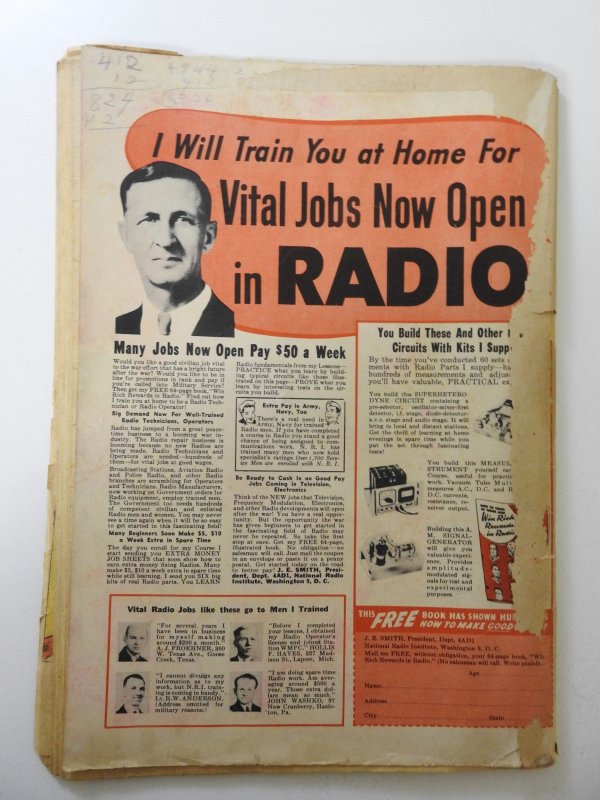 Popular Comics #95 (1944) GD- Condition see description