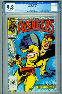 AVENGERS #264 CGC 9.8-YELLOWJACKET-comic book-3990902019