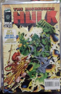 INCREDIBLE HULK  # 443 1996 marvel disney  rick jones grandaughter janis jones