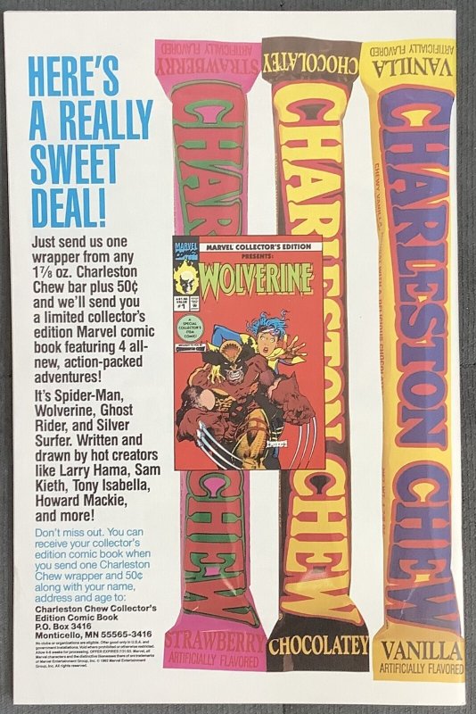 Morbius: The Living Vampire #1 Newsstand Edition (1992, Marvel) NM