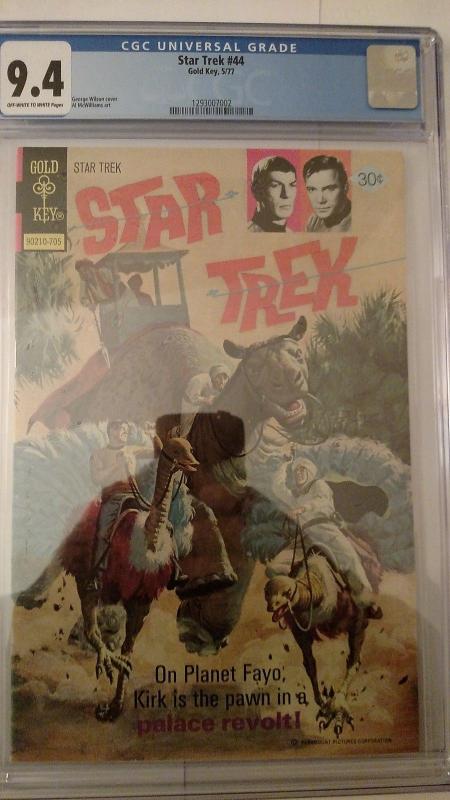 Star Trek #44 (May 77, Gold Key) CGC 9.4