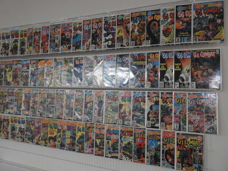 Huge Lot 90+ All G.I. Combat Comics!!! Avg FN+ Condition!