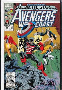 Avengers West Coast #81 (1992) West Coast Avengers / Avengers West Coast