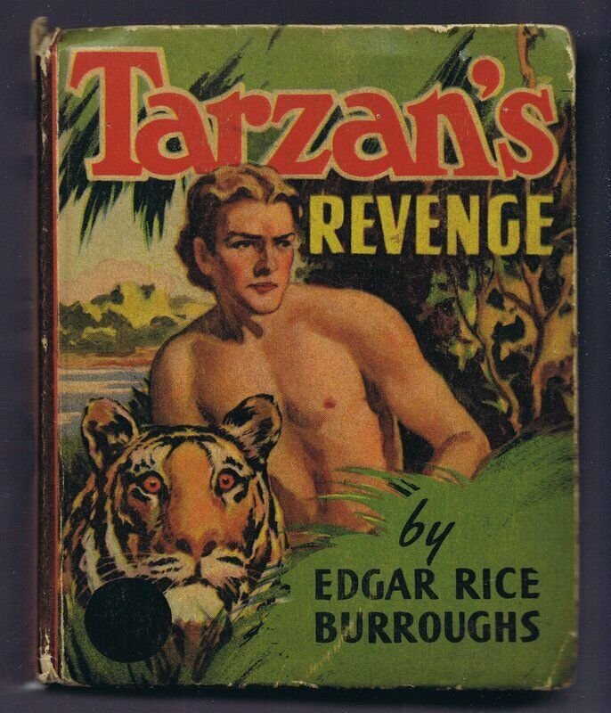 Tarzan's Revenge ORIGINAL Vintage 1938 Whitman Big Little Book 1488