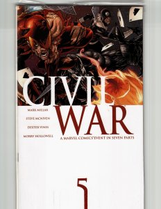 Civil War #5 (2006) Spider-Man