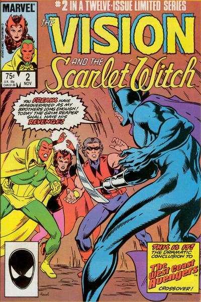 Vision and the Scarlet Witch (1985 series) #2, VF+ (Stock photo)