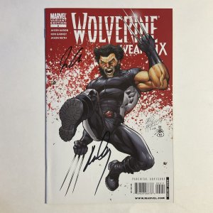 Wolverine Weapon X 5 2009 Signed by Jason Aaron Ron Garney Variant Marvel Nm