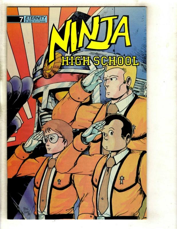 9 Ninja High School Eternity Comics # 7 8 9 10 11 12(2) 13 14 Jeremy Feeple JF8