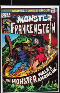 The Frankenstein Monster #5 (1973) Frankenstein Monster