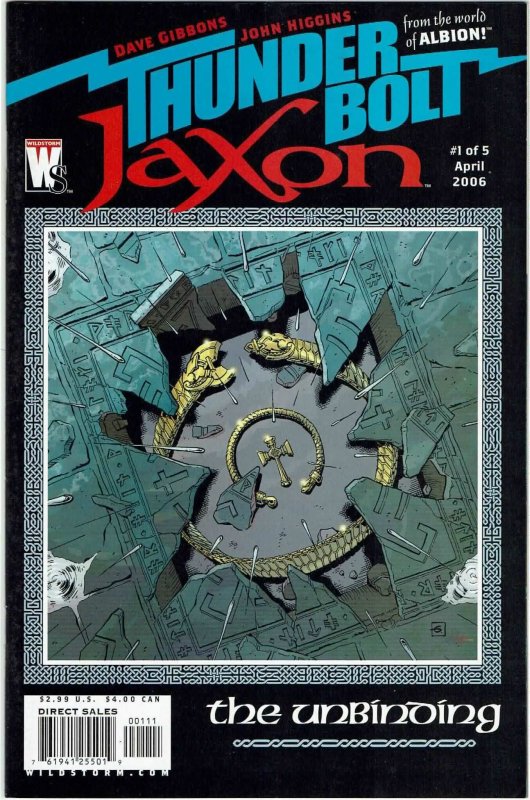 Thunderbolt Jaxon #1,2,3,4,5 Wildstorm Dave Gibbons Full Run NM