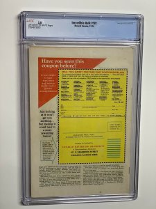 Incredible hulk 181 cgc 3.0 ow/w pages marvel 1974 1st wolverine 