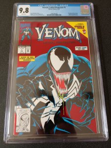 ​VENOM:LETHAL PROTECTOR #1 CGC 9.8 WHITE PAGES