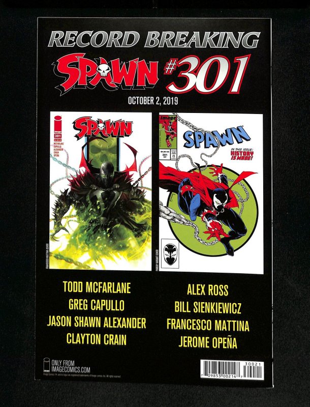 Spawn #300 J. Scott Campbell