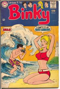 Leave It To Binky #61 1968 DC-swimsuit cover-lighthouse-teen humor-G